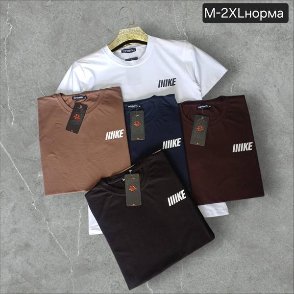 Футболка Moranny (S-2XL) MR1156 d.brown (лето)