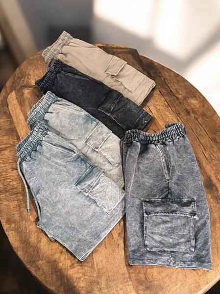 Шорты Moranny (S-2XL) MR1274 l.blue (лето)