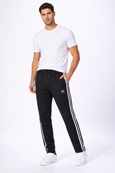 Штаны спорт Zalov (S-2XL) ZW1476 black (деми)