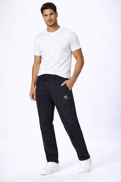 Штаны спорт Zalov (S-2XL) ZW1477 black (деми)