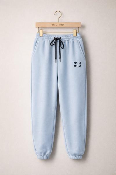 Штаны спорт Zalov (S-L) ZW1560 l.blue (деми)