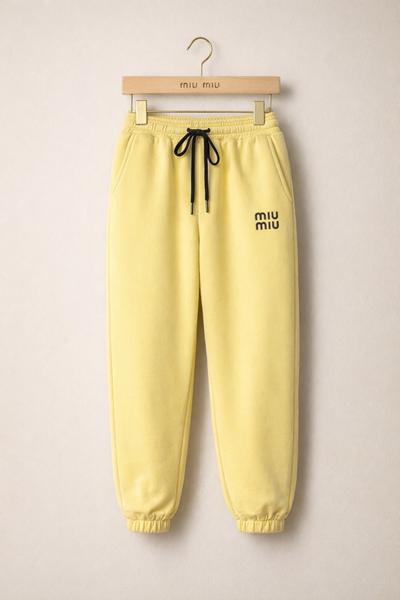 Штаны спорт Zalov (S-L) ZW1562 yellow (деми)