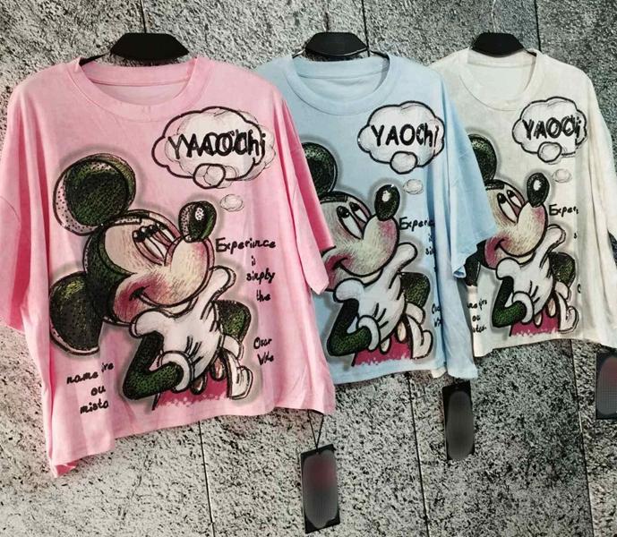 Футболка Lora (one size) LR1284 white (лето)