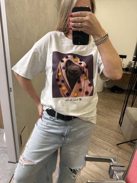 Футболка Lora (one size) LR1286 white (лето)