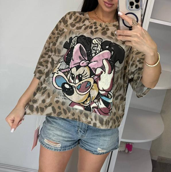 Футболка Lora (one size) LR1298 beige (лето)