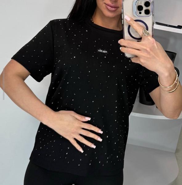 Футболка Lora (one size) LR1309 black (лето)