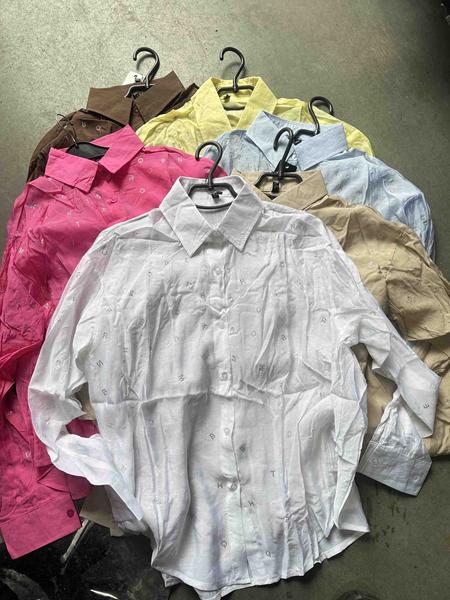 Рубашка Lora (44-48) LR1320 l.blue (деми)