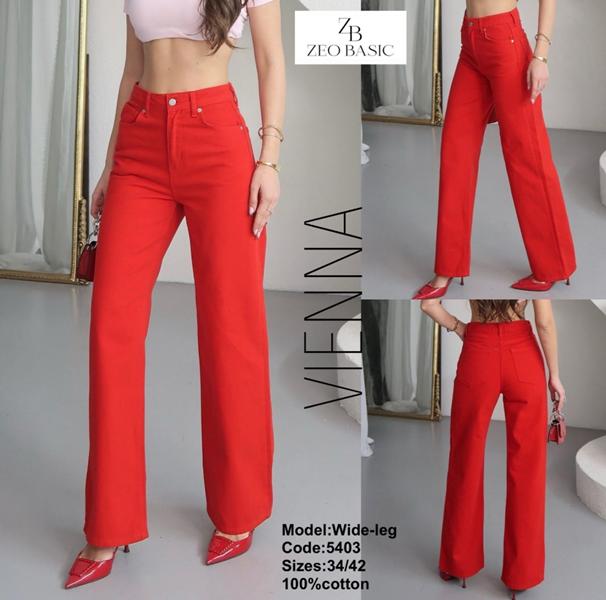 Джинсы Jeans Style (34-42) 5403 red (деми)