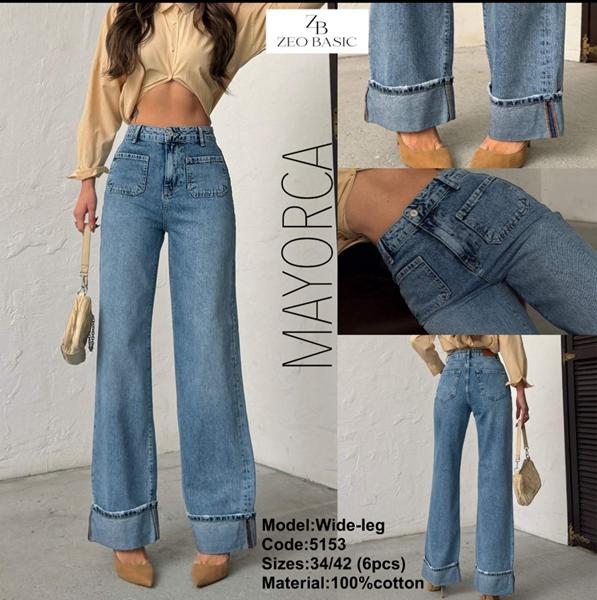 Джинсы Jeans Style (34-42) 5153 blue (деми)