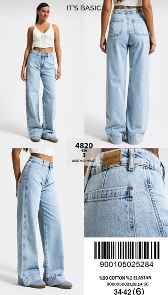 Джинсы Jeans Style (34-42) 4820-4S6-3 l.blue (деми)