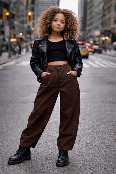 Джинсы Major (8-14) 31217 brown (деми)