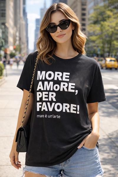 Футболка Major (S-L) 9008 black-white (лето)