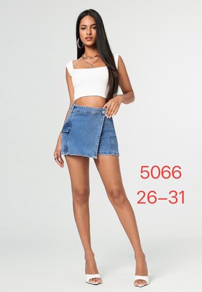 Юбка-шорты NewJeans (26-31) 5066 l.blue (лето)