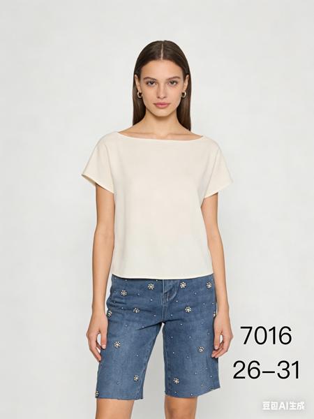 Шорты NewJeans (26-31) 7016 blue (лето)