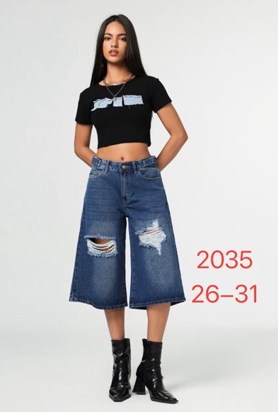 Бриджи NewJeans (26-31) 2035 blue (лето)