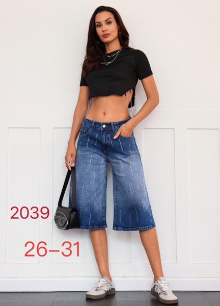 Бриджи NewJeans (26-31) 2039 blue (лето)