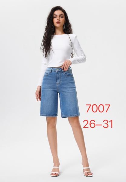 Шорты NewJeans (26-31) 7007 l.blue (лето)