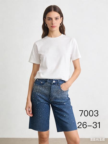Шорты NewJeans (26-31) 7003 blue (лето)