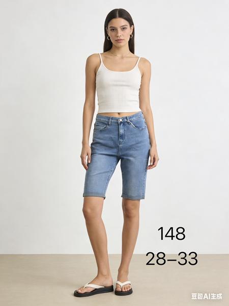 Шорты NewJeans (28-33) 148 blue (лето)