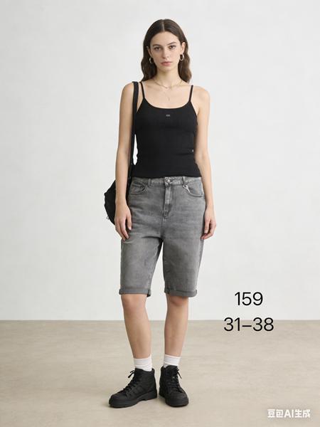 Шорты NewJeans (31-38) 159 grey (лето)