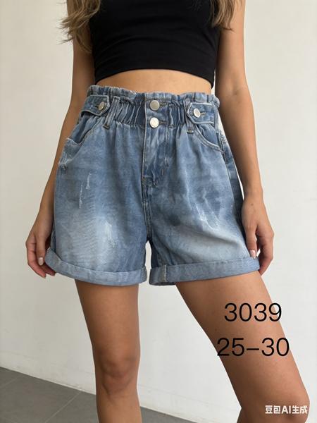 Шорты NewJeans (25-30) 3039 l.blue (лето)