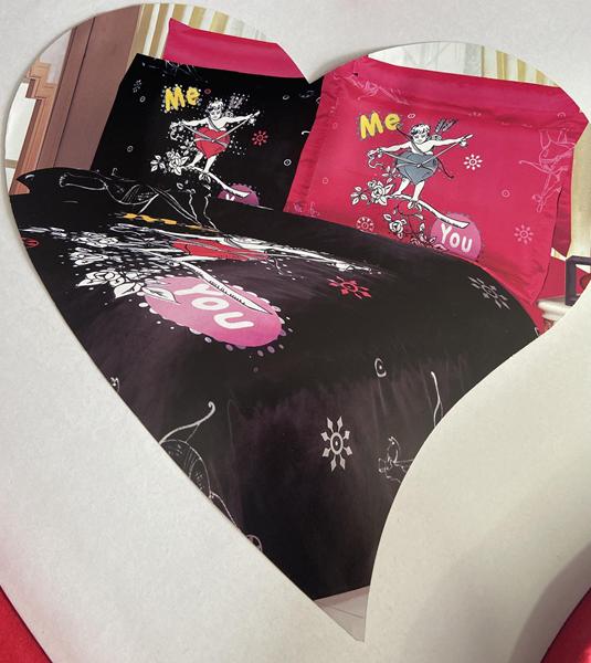 Постельное белье Tac Le Vele Mays (200*220) TL06 black (деми)