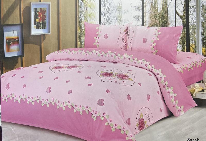 Постельное белье Tac Le Vele Mays (200*220) TL33 pink (деми)