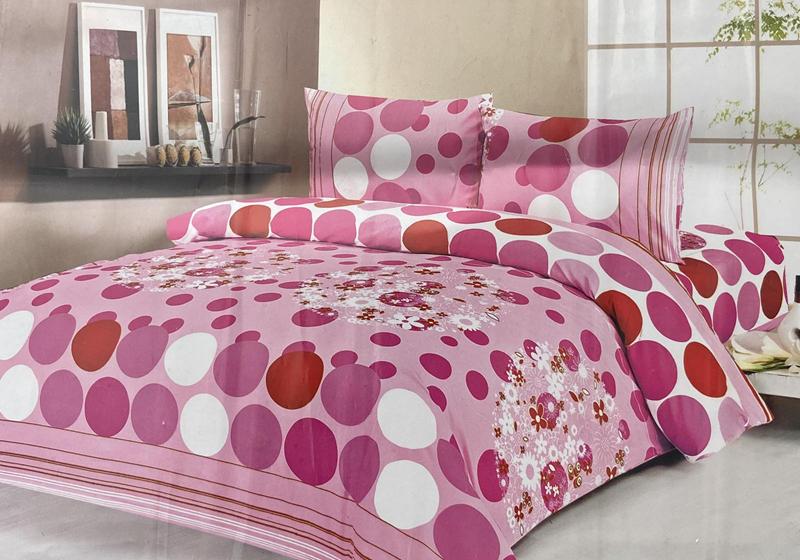 Постельное белье Tac Le Vele Mays (200*220) TL34 pink (деми)