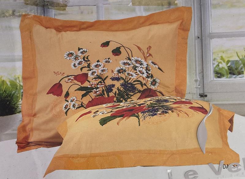 Наволочки Tac Le Vele Mays (70*70) TL03 orange (деми)