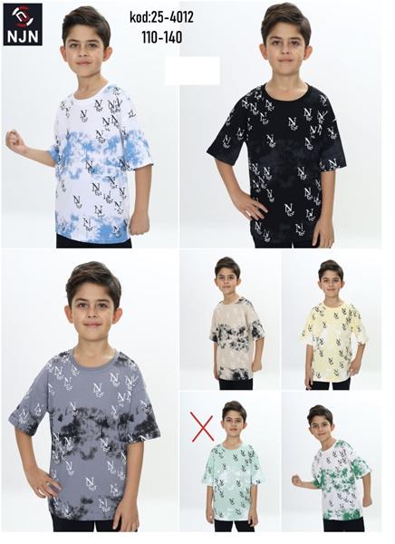 Футболка Baby Boom (5-10) 4012 white-l.green (лето)