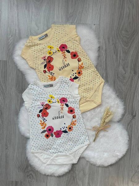 Боди Emir kids (0.3-1) 1028 white (лето)