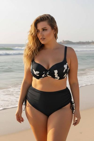 Купальник DFK (48-56) 26005 black (лето)