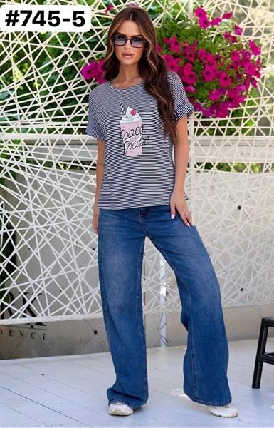 Футболка BAT (46-52) 745-5 navy (лето)