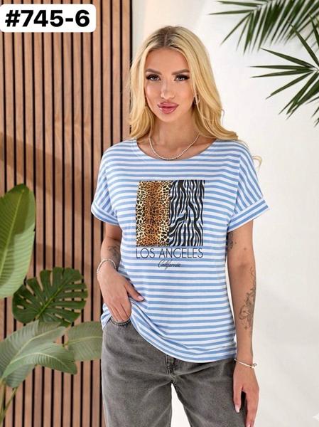 Футболка BAT (46-52) 745-6 l.blue (лето)