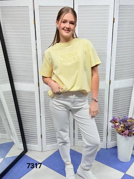 Футболка MMC clothes (one size) 7317 yellow (лето)