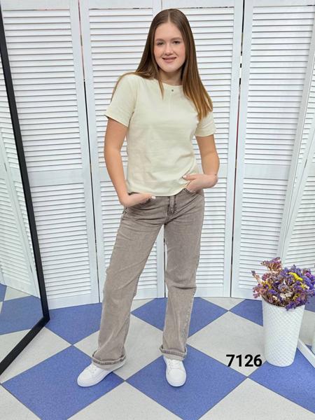 Футболка MMC clothes (42-48) 7126 l.yellow (лето)