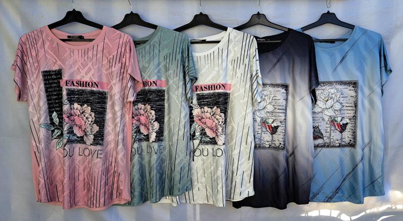 Футболка Peng (54-60) 666 mix (лето)