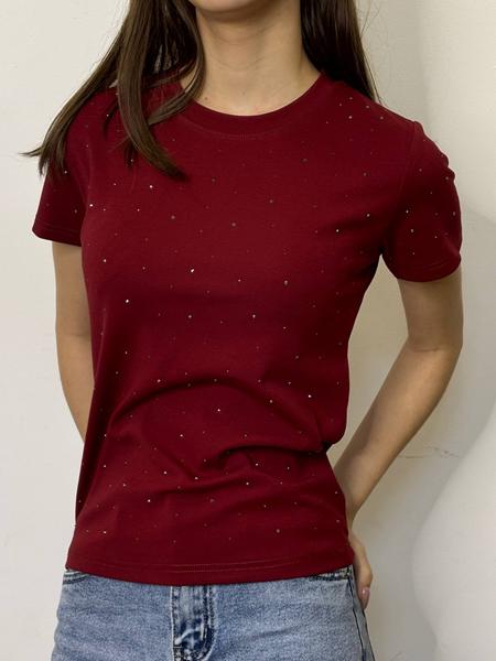 Футболка Kosta (42-46) H293 wine (лето)