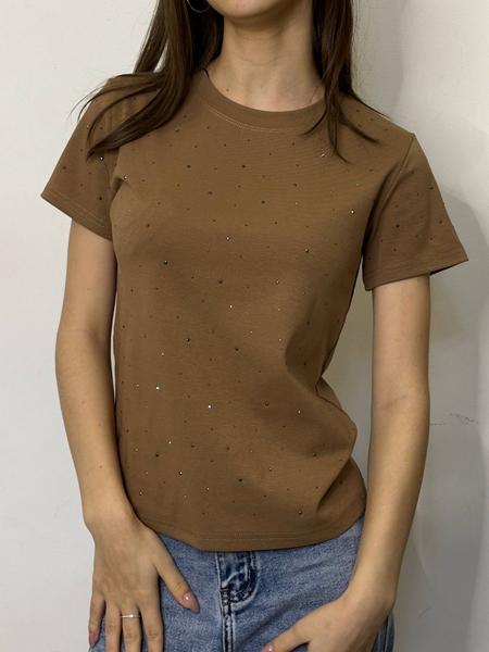 Футболка Kosta (42-46) H293-1 l.brown (лето)