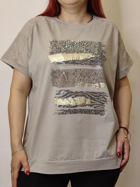 Футболка Kosta (48-52) KS101 grey (лето)