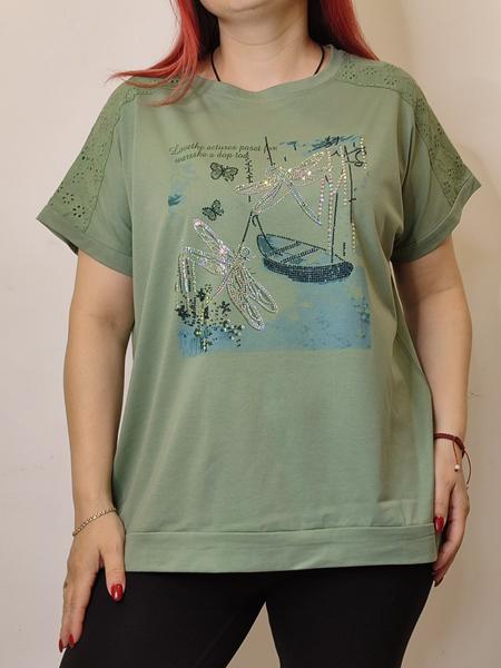 Футболка Kosta (48-52) KS107 green (лето)