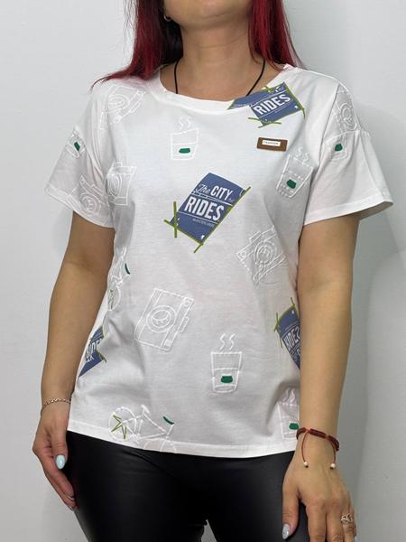 Футболка Kosta (52-58) KS194 white (лето)