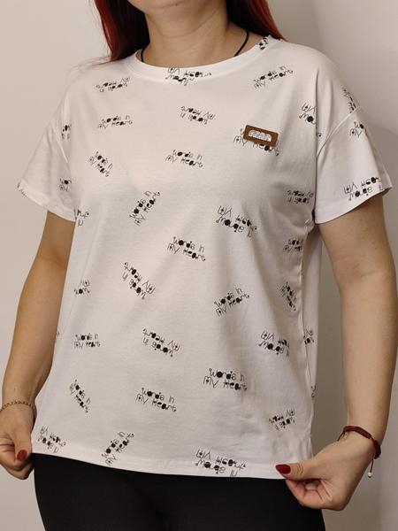 Футболка Kosta (42-48) KS214 white (лето)