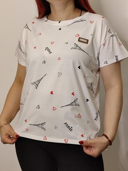 Футболка Kosta (42-48) KS217 white (лето)