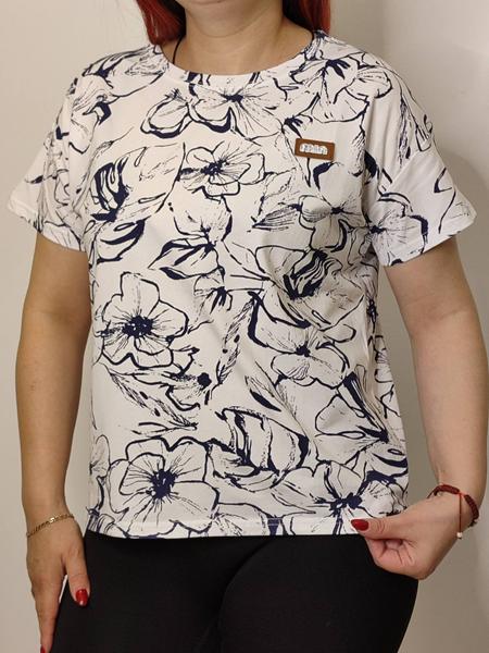 Футболка Kosta (42-48) KS219 white (лето)