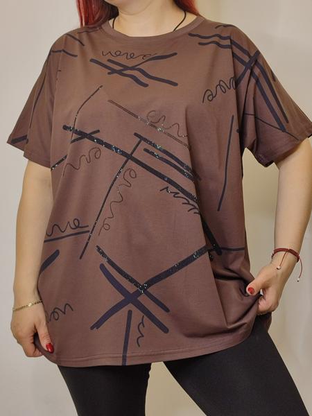 Футболка Kosta (54-58) KS47 brown (лето)