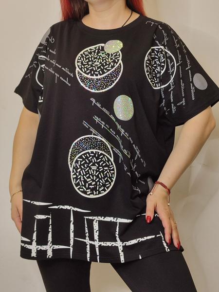 Футболка Kosta (54-58) KS53 black (лето)