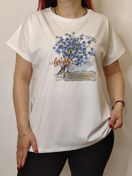 Футболка Kosta (48-52) KS65 white (лето)