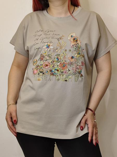 Футболка Kosta (48-52) KS67 beige (лето)