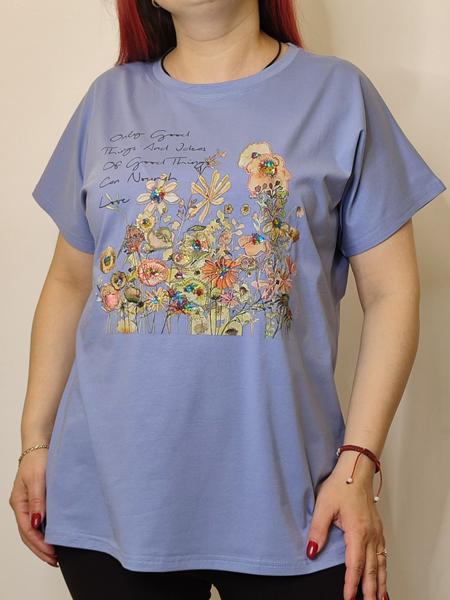 Футболка Kosta (48-52) KS72 lilac (лето)